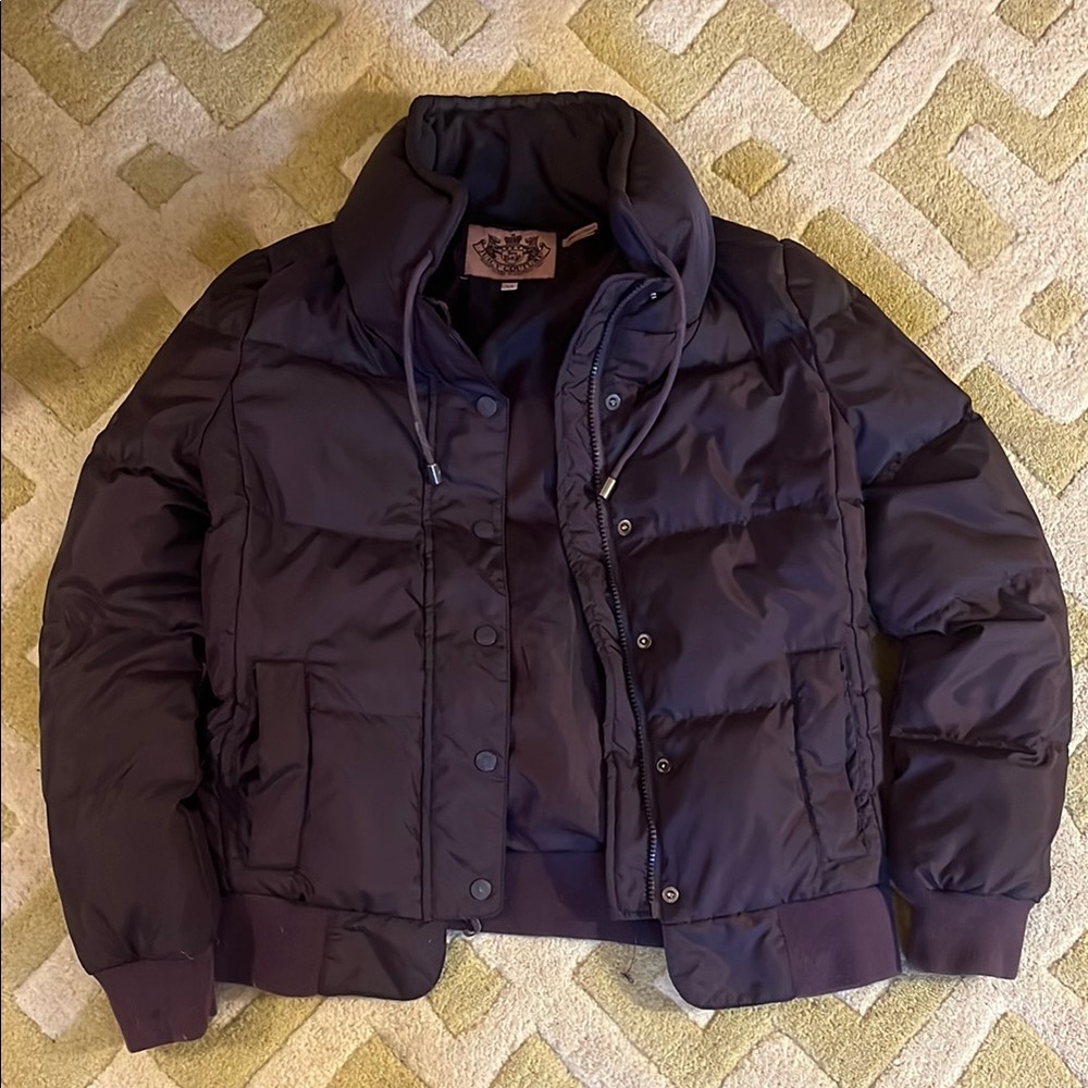 Dark Purple Juicy Couture Puffer - Medium